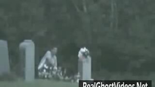 Ghost behind a crying man Real Ghost