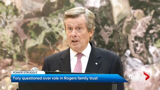 Rogers family feud_ Why Toronto's mayor is under fire.