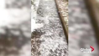 Hailstorm, heavy rains deluge parts of Southern Australia.