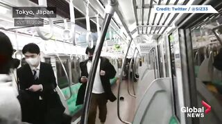 10 injured in knife and arson attack aboard Tokyo commuter train