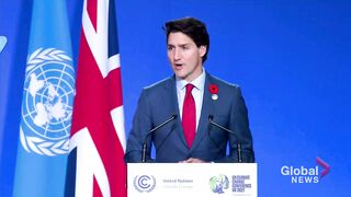 COP26_ Trudeau says pollution pricing key to lowering emissions during leaders’ address.