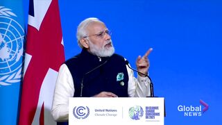COP26_ Modi says India targeting net-zero emissions by 2070.