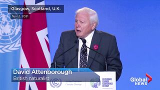 COP26_ Sir David Attenborough, UN secretary-general call for action on climate change