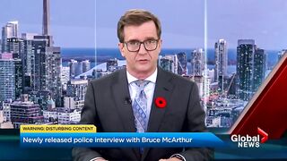 Newly-released video shows Toronto police interviewing serial killer Bruce McArthur in 2016.