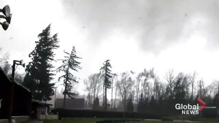Cleanup underway after possible BC tornado damages parts of Vancouver.