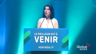 Montreal election_ Valérie Plante wins 2nd term as mayor