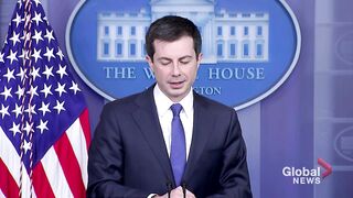 Buttigieg says $1-trillion infrastructure bill _sells itself_ after it passes in US House.