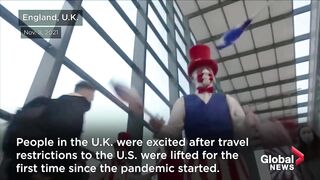 Tourists rejoice as US ends international travel ban after 18 months.