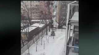 Снег над Польшей