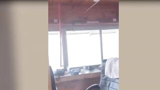 Водяной смерч - Торнадо обрушился на пляж Нетании