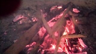 Slow motion fire video