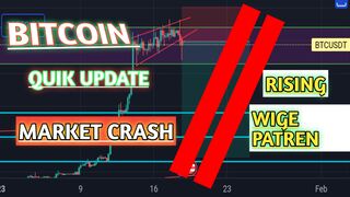 BITCOIN QUIK UP DATE| MARKET CRASH