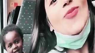 Cute kid with cute smile funny Video
