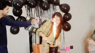 He spoiled my face on my birthday