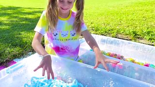 Nastya and Collection of funny challenges for kids