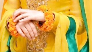 mehndi dress design ideas