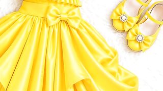 Bright Yellow Princess Gown — Pure Sunshine 💛✨👑