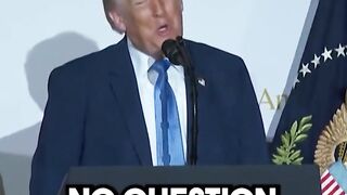 Trump says "I've done a shitty job as president