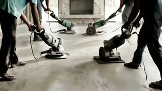 Room Renovation with Natural Wood Effect Clear Epoxy Flooring