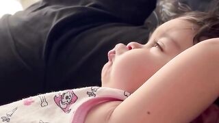 Cute girl beautiful moment