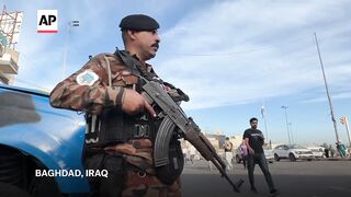Heightened security in Baghdad as the last US troops leave Iraq