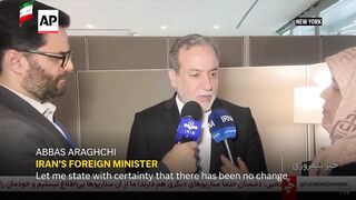 'There has been no change' in Iran's position on the Strait of Hormuz, FM says
