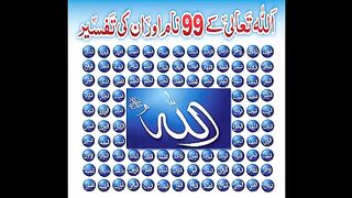 Allah Tala K 99 Names