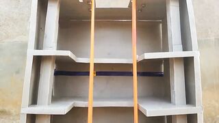 How to Build a Mini Building Lift System 🏗️ | DIY Engineering Science Project #Shorts