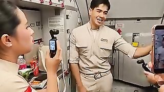 Mas Hanif Pramugara Ganteng Super Air Jet 😁😁👍👍.mp4
