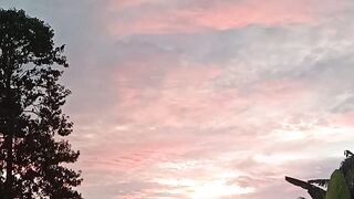 Sunset di dekat rumah