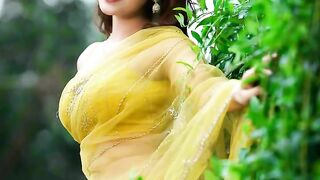 Saree mode: ON ✨ Wrapped in elegance and sunshine. 💛