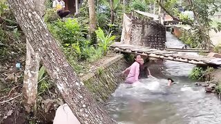 Peaceful Beauty of the Indonesian Village