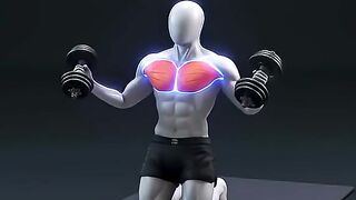 💪🔥 Build Your Chest With Just Dumbbells You don’t need complicated equipment to train your chest
