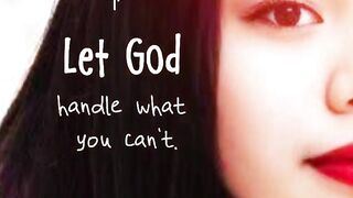 Let God handle what you can't.