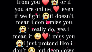 I miss u 2