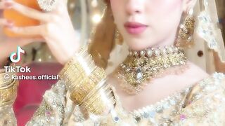 Golden Dress Bridal Makeover