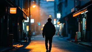 Berjalan sendirian dalam sunyi dan gelap