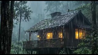 ASMR rain Night