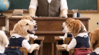 Animals fun in school 🤣