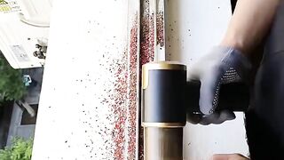 Portable vacuum cleaner for corner