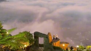 Taman diatas langit gunung dieng