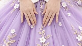 Lavender Royal Gown — Timeless Elegance 💜✨