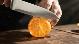 What Happens When You Slice a Glass Orange? 🍊✨