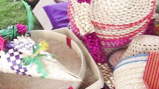 Panai Palm Leaf Peetal Oval Return Gift Box