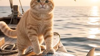 Cat 🐈 fishing