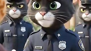 Oyen was visited by the police