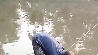 Almost Made It Across! 😭 A For Effort!