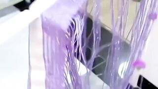 Adhesive net curtain for home decor