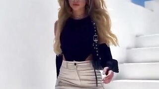 Saia Cargo Feminina Moda Blogueira Tendência Cintura Alta