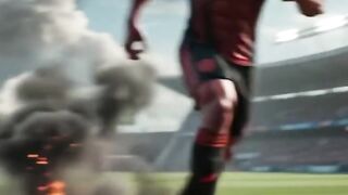 Jesus and Satan are playing football